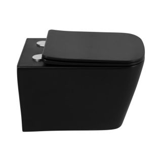 Подвесной унитаз BelBagno Ardente-C чёрный матовый BB3202CHR-MB